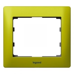 Рамка 1 пост - металлическая - Зеленый Металл/Magic Green - Galea Life — изображение 1