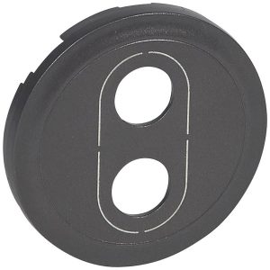 Лицевая панель - розетка Banana, Кат. № 0 673 12 - графит - Программа Celiane — изображение 1