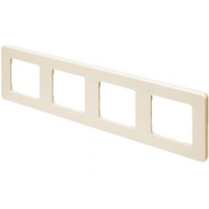 Рамка декоративная универсальная Legrand 673961 Inspiria 4 поста слоновая кость — изображение 7