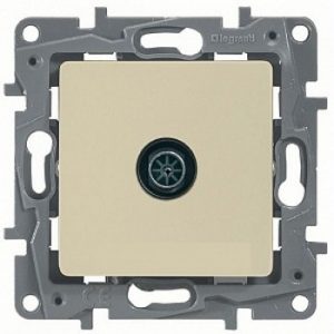 Розетка Legrand Etika TV простая 2дБ 672351 (слонвая кость) — изображение 1