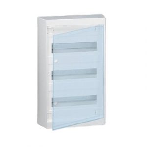 Nedbox навесной на 3х12 модулей прозрачная дверца — изображение 1