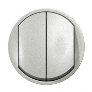 Лицевая панель двойного выключателя, Титан - Программа Celiane — изображение 1