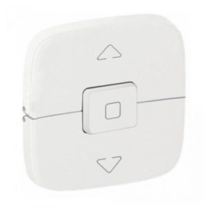 Лицевая панель для выключателя жалюзи и рольставней. Белый. Valena ALLURE — изображение 1