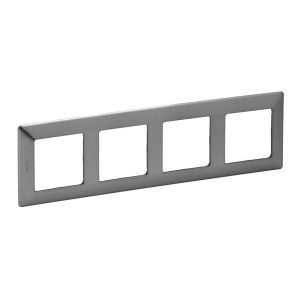 Valena LIFE.Рамка "Сталь".4-постовая универсальная — изображение 1