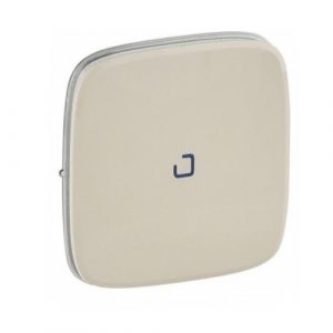 Лицевая панель для выключателя 10АХ 250В с индикацией. Безвинтовые зажимы. Слоновая кость. Valena ALLURE — изображение 1