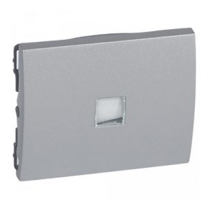 Клавиша простая с индикацией, с информационной пиктограммой - Алюминий - Galea Life — изображение 1