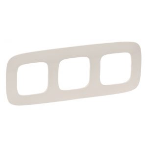 Рамка "Слоновая кость". 3-постовая универсальная. Valena ALLURE — изображение 1