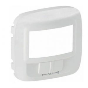 Лицевая панель датчика движения,с ручным управлением. Белый. Valena ALLURE — изображение 1