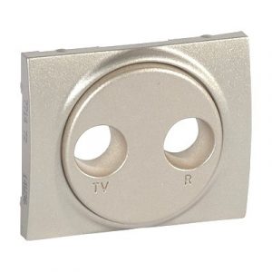 Лицевая панель для розетки TV-FM - Титан - Galea Life — изображение 1