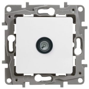 Розетка TV «звезда» 2 дБ 02400 мГц Legrand Etika белый — изображение 1