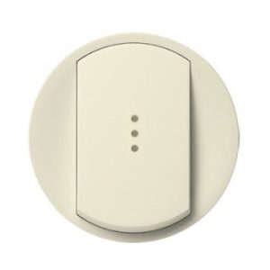 Лицевая панель выключателя с подсветкойиндикацией, Слоновая кость - Программа Celiane — изображение 1