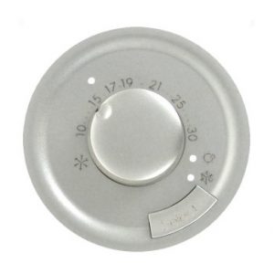 Лицевая панель для термостата с датчиком для теплого пола, Титан - Программа Celiane — изображение 1