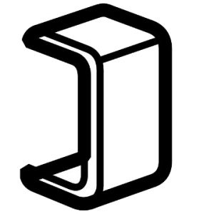 033608 DLPLНакл. на стык 60х20-16 бел — изображение 3