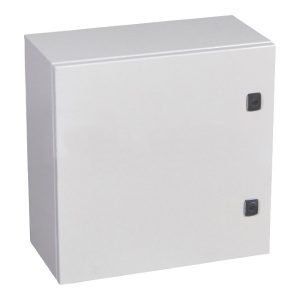 Металлический щит Atlantic в комплекте со сплошной монтажной платой 600x600x400 — изображение 1