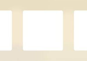 Valena LIFE.Рамка "Слоновая кость".3-постовая универсальная — изображение 2