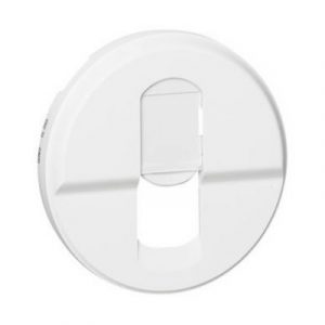 Лицевая панель интернет розетки (компьютерной) RJ45, Белая - Программа Celiane — изображение 1