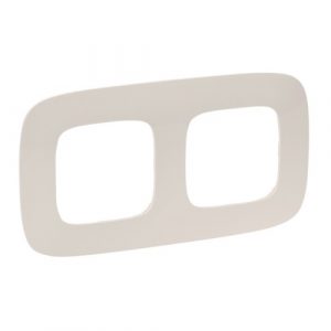 Рамка "Слоновая кость". 2-постовая универсальная. Valena ALLURE — изображение 1