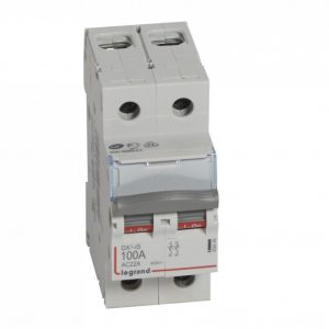 Выключатели-разъединители DX3-IS - 2П - 400 В~ - 100 А - 2 модуля — изображение 1