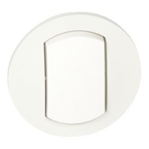 Лицевая панель для одноклавишного переключателя на 2 направления - IP 44 - белый - Программа Celiane — изображение 1