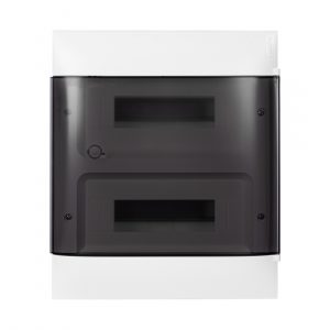 Щит навесной Legrand Practibox S 2х12 IP40 Дымчатая дверь — изображение 1