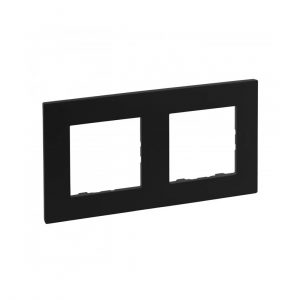 Рамка 2-постовая Niloe Step Чёрный — изображение 1