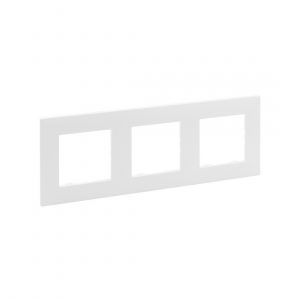 Рамка 3-постовая Niloe Step Белый — изображение 1
