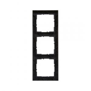Рамка декор. универсальная 3-постовая Suno Антрацит — изображение 1