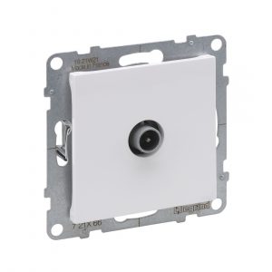 Розетка TV оконечная Suno 10дБ 0-862 МГц Белый — изображение 1