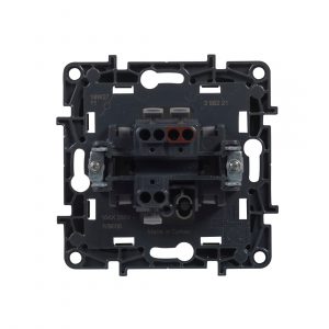 Переключатель одноклавишный Niloe Step 10А авт.клеммы Алюминий — изображение 1