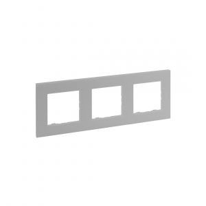 Рамка 3-постовая Niloe Step Сталь — изображение 1