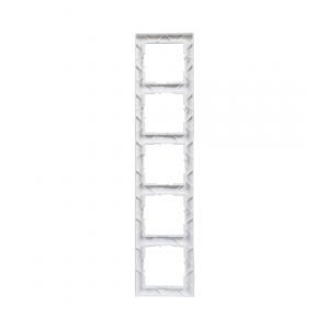 Рамка декор. универсальная 5-постовая Suno Белый — изображение 1