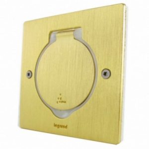 Встроенный Блок IP44 Квадратный - 2 модуля - Бронза — изображение 1