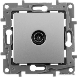 Розетка телевизионная Legrand Etika 672451 (алюминий)