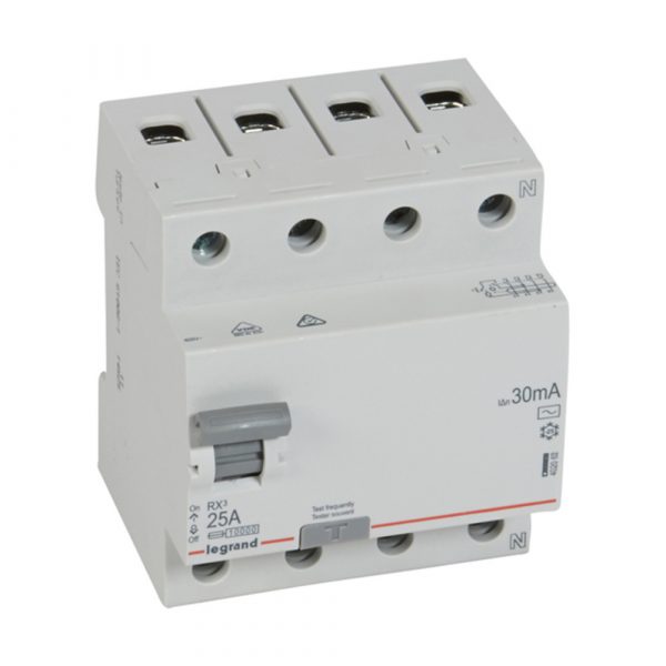 RX3 ВДТ 30мА 25А 4П AC