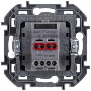 Переключатель перекрёстный одноклавишный Legrand 673682 Inspiria с/у алюминий