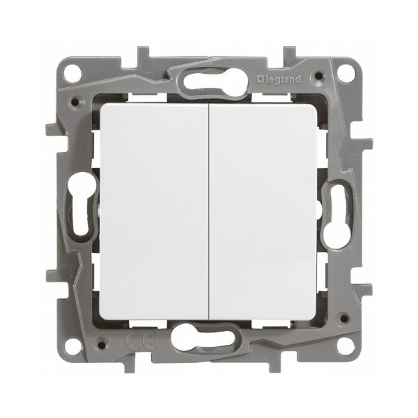 085bb6cf-6544-427b-ab5a-da1855ef4b19-1 Выключатель двухклавишный Legrand Etika 10 A 250 В белый