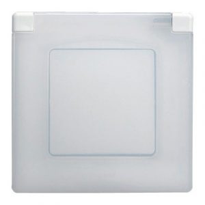 Рамка Etika 1 пост IP44 (влогостойкая) Белая. Etika — изображение 1