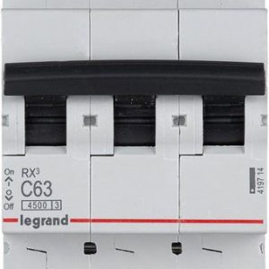 Автоматический выключатель Legrand 419714 3П C 63А RX3 4,5kA — изображение 8