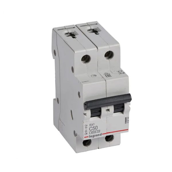 Автоматический выключатель Legrand 419702 2П C50A RX3 4500/4,5kA
