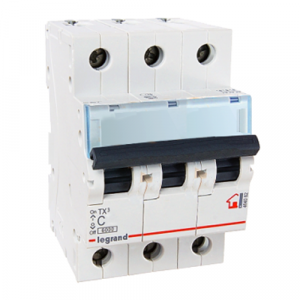 Автоматический выключатель TX³ 6000 - 6 кА - тип характеристики C - 3П - 400 В~ - 20 А - 3 модуля — изображение 1