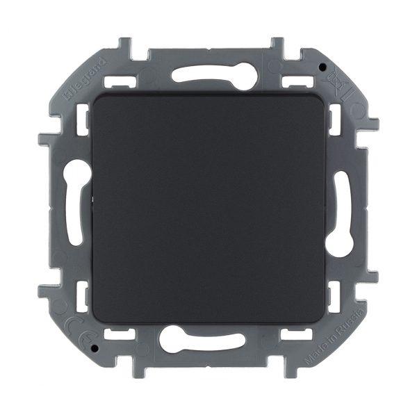 Переключатель одноклавишный Legrand Inspiria 673653 10 AX 250 В антрацит