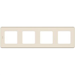 Рамка декоративная универсальная Legrand 673961 Inspiria 4 поста слоновая кость — изображение 8