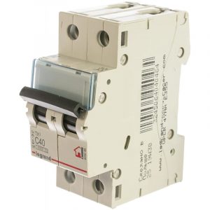 Автоматический выключатель Legrand 404046 2П C40A TX3 6000/6kA