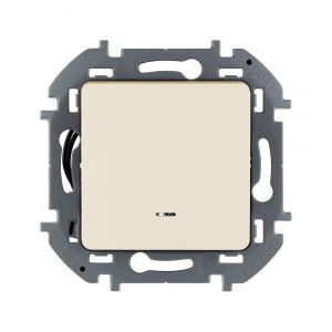 Выключатель одноклавишный с подсветкой/индикацией Legrand 673611 Inspiria с/у 10 А ~250В безвинтовы — изображение 2