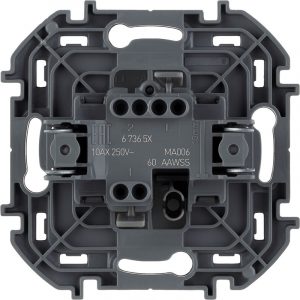 Переключатель одноклавишный Legrand Inspiria 673653 10 AX 250 В антрацит