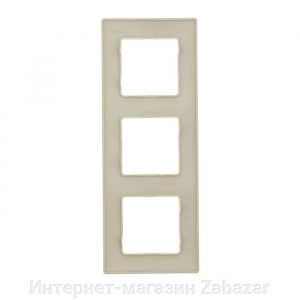 Рамка 3 поста Legrand Etika 672513 (слоновая кость) — изображение 3