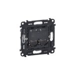 Valena IN'MATIC.Информационная розетка двойная RJ45 Кат.5е UTP