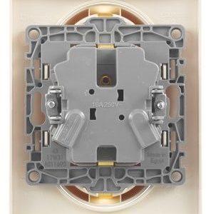 Розетка Legrand Etika 2X2К+З на винтах 672323 (слоновая кость)