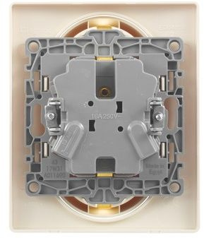 Розетка Legrand Etika 2X2К+З на винтах 672323 (слоновая кость)
