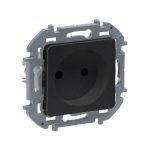 Розетка Legrand Inspiria 2К 16 А 250 В 673713 (антрацит)